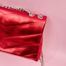 Cargar imagen en el visor de la galería, Bolso Gullieta Roja metálica