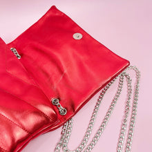 Cargar imagen en el visor de la galería, Bolso Gullieta Roja metálica