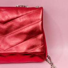Cargar imagen en el visor de la galería, Bolso Gullieta Roja metálica