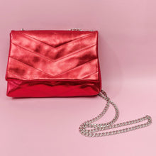 Cargar imagen en el visor de la galería, Bolso Gullieta Roja metálica